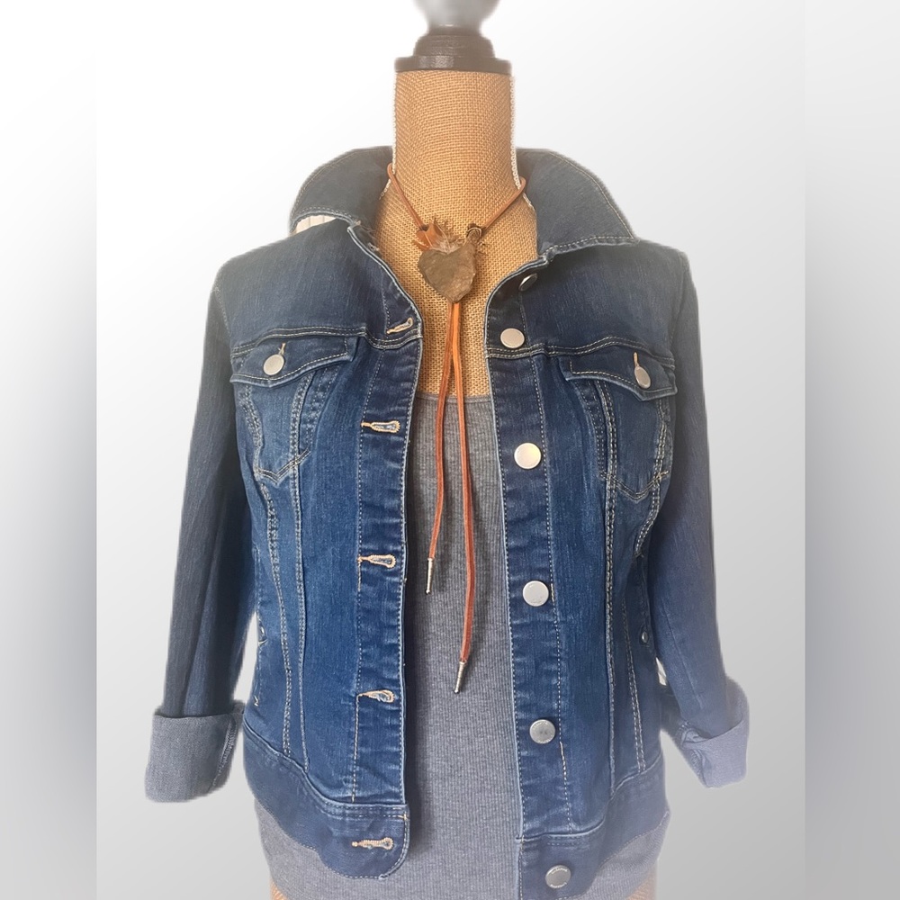 Liverpool Jean Jacket Women’s SM Dark Americana